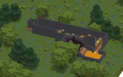 Simple Obstacle Course! by *Caoimheshere, a Minecraft parkour map of azalea leaves, spruce leaves and grass