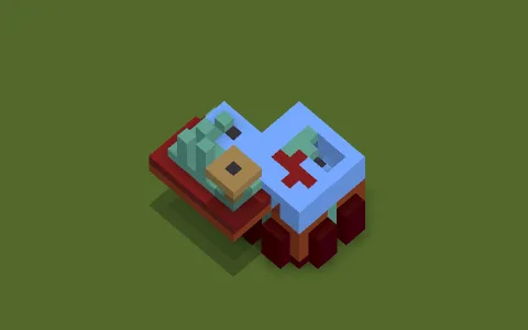 glitch by Edgarslaupitajs, a Minecraft parkour map of blue ice, prismarine and magma blocks