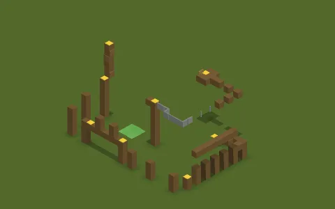 theboyz134 parkour! by TheBoyz1345, a Minecraft parkour map of stripped spruce logs