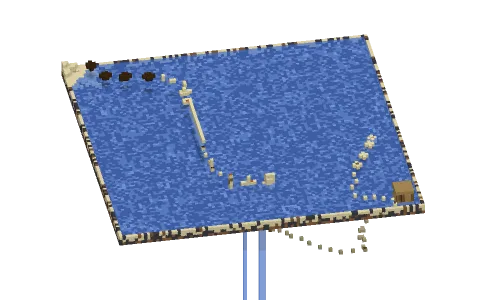 A Holiday In The Sun by X_Cool_Gaming_X, a Minecraft parkour map of sandstone, sand and oak planks