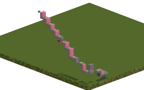 66 by DarkSithOsNobs, a Minecraft parkour map of stone and pink shulker boxes