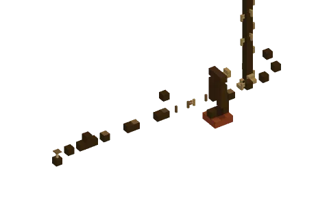 HRAD by FayeRSBooBoo, a Minecraft parkour map of spruce wood and bedrock