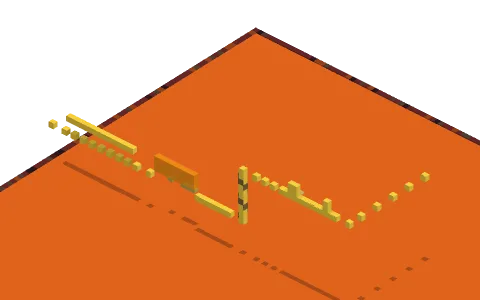 Yellow Parkour by QueenDimension, a Minecraft parkour map of gold blocks and honey blocks