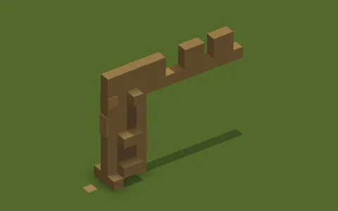 Wood Climb double NEO by Anayszz, a Minecraft parkour map of oak logs