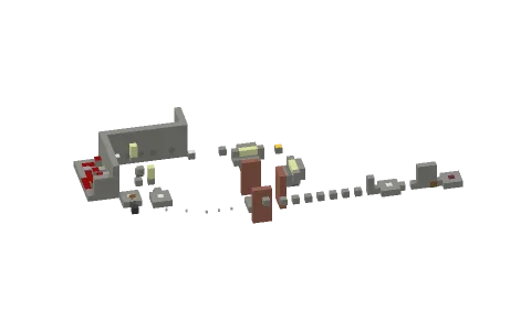 Funny parkcore by itzCucumber, a Minecraft parkour map of light gray wool and bricks