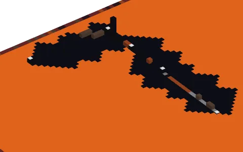 Satan's Parkour by *FatFrenchie369, a Minecraft parkour map of obsidian