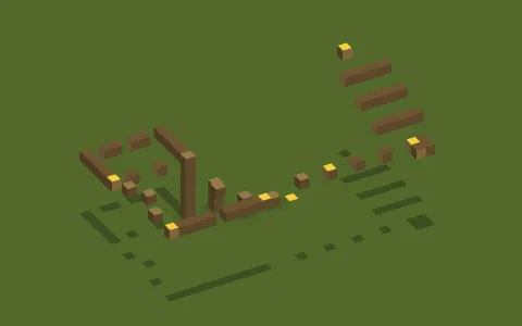 wood jump by mormette, a Minecraft parkour map of oak logs