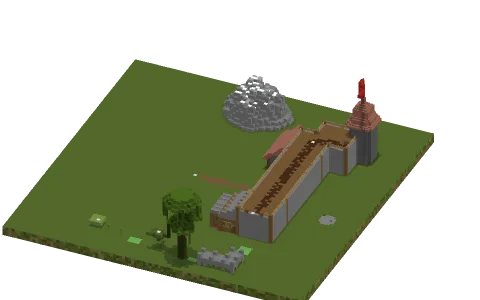 Castle Parkour by Yoti_Dog, a Minecraft parkour map of stone and stone bricks
