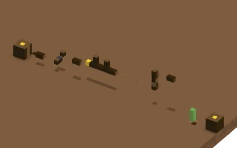 build parkour by Shulker_beast, a Minecraft parkour map of spruce logs