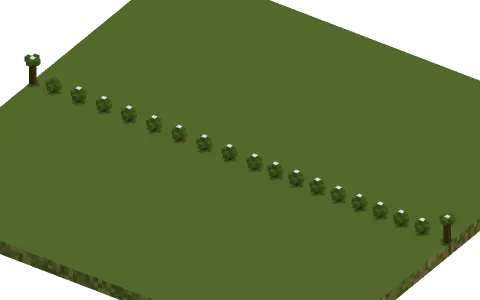 small tree by *CornerMist91616, a Minecraft parkour map of oak leaves, jungle logs and heavy weighted pressure plates