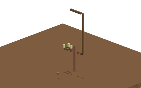 SOMETHING by TyFighterYT, a Minecraft parkour map of coarse dirt and bricks