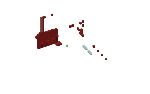 ummm smt i made by spacebub761, a Minecraft parkour map of red concrete