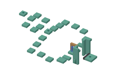 Aether by Teunted, a Minecraft parkour map of prismarine