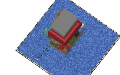 long road by Yigitasaurus, a Minecraft parkour map of stone
