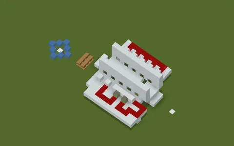 he unfoinished 1 by Edgarslaupitajs, a Minecraft parkour map of white concrete