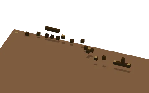 Super ez parkour lol by Froggiez55555, a Minecraft parkour map of spruce wood and oak pressure plates
