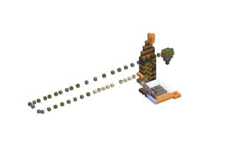 Tedious 2 by Sparky7123, a Minecraft parkour map of cobwebs, hoppers and chests