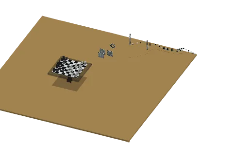 Chess Parkour by Redax16MC, a Minecraft parkour map of oak planks