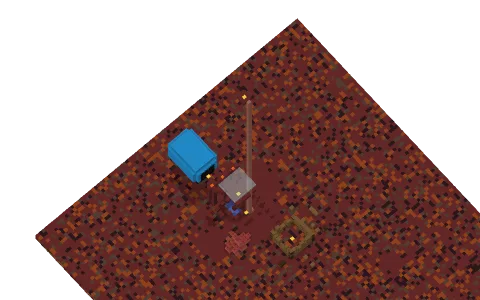 nether dout me by Kennyben, a Minecraft parkour map of netherrack and light blue concrete