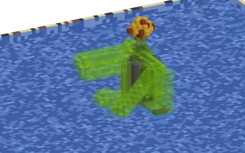 green bedrock by Kilian_Den_Kloge, a Minecraft parkour map of lime stained glass and bedrock