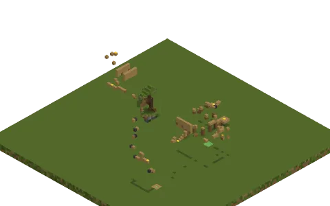 Overworld Parkour by Bluepixel7571, a Minecraft parkour map of oak planks, azalea leaves and moss blocks